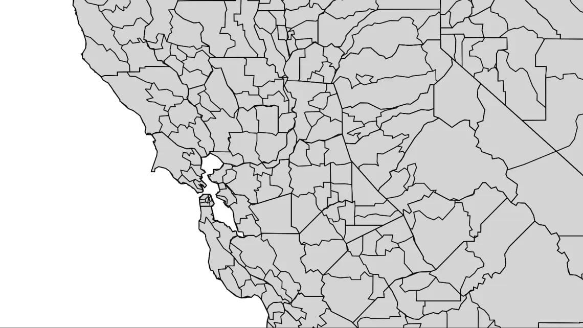 California counties map