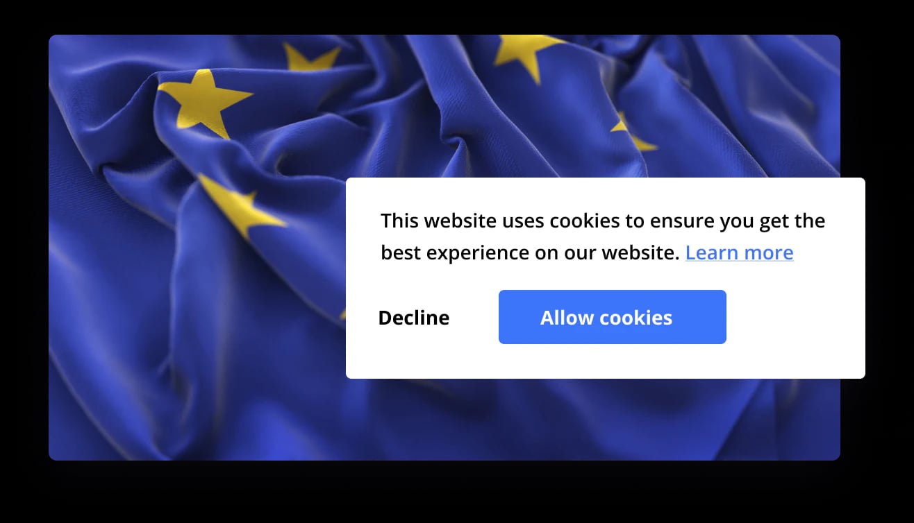 EU cookie script only for European clients