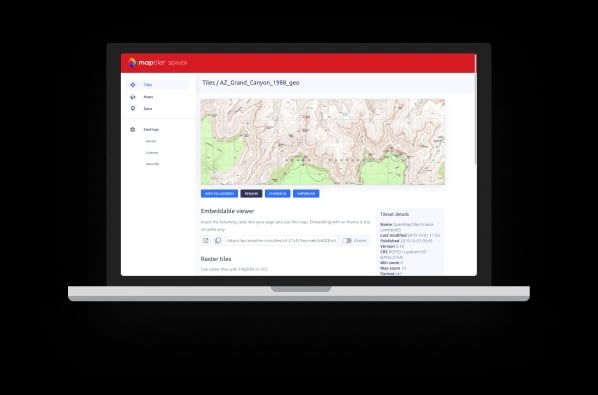 Maps from own laptops