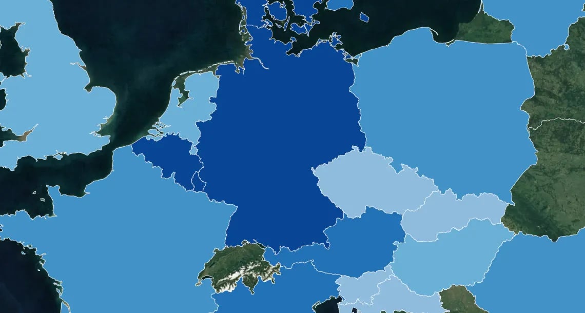 Choropleth map in a browser