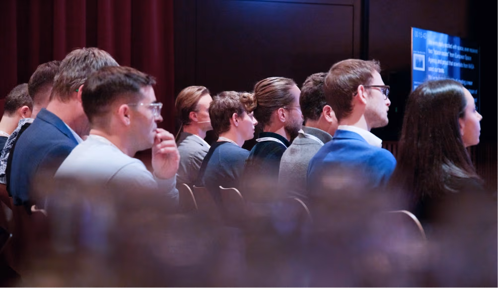 Developers at the conference