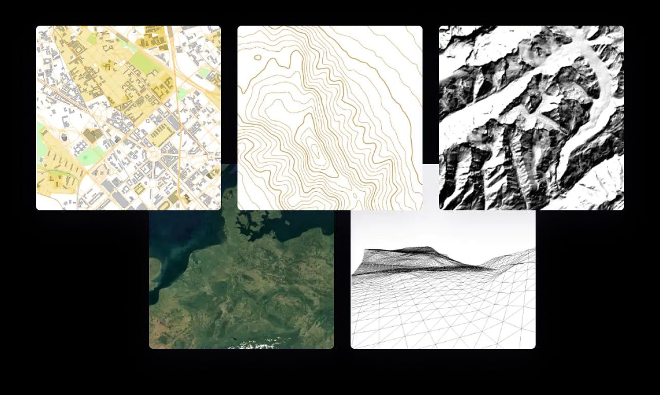 Various maps from own server