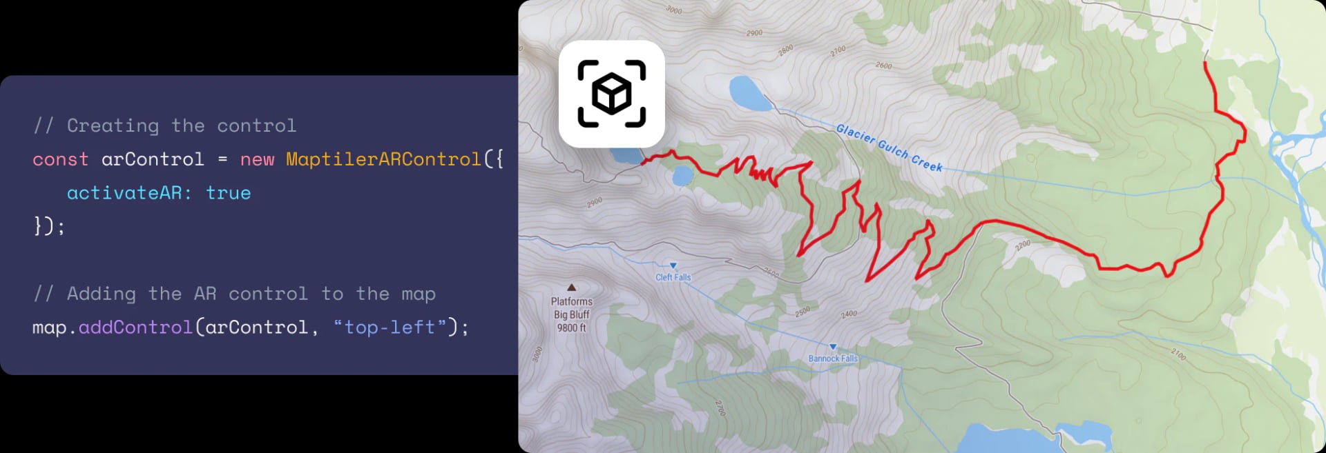 Maps in AR - source code