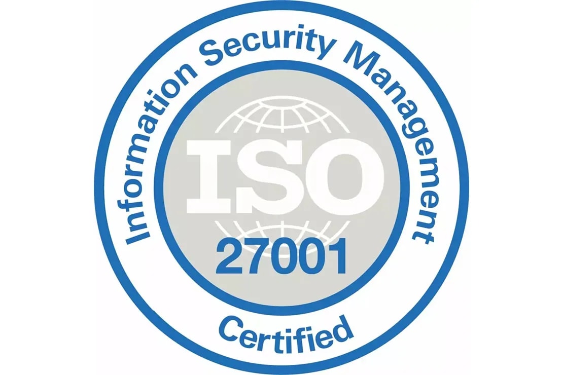 MapTiler ISO 27001 certificate