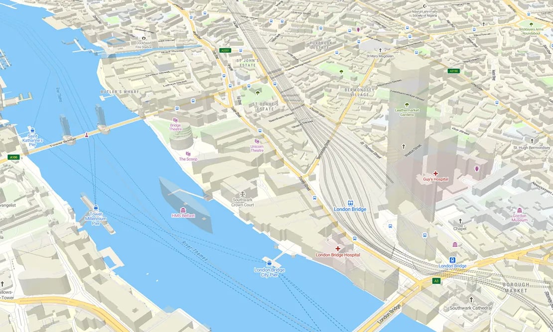 3D buildings