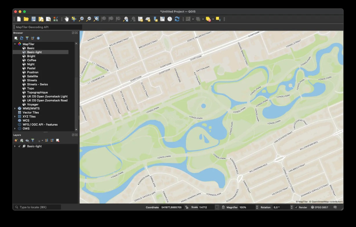 Maps with OGC standard