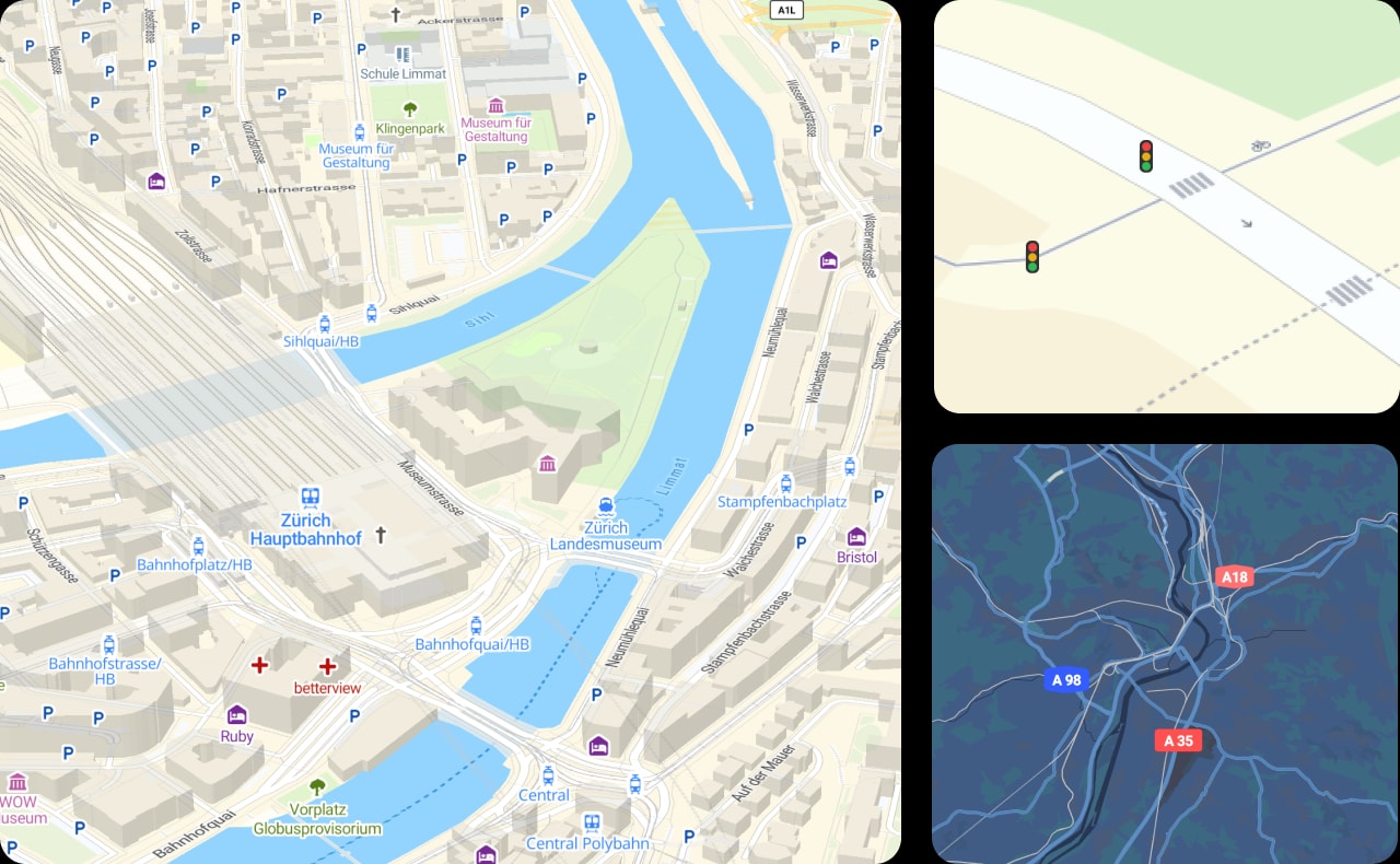 New map styles