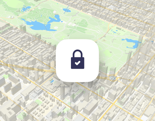 MapTiler secure data storage