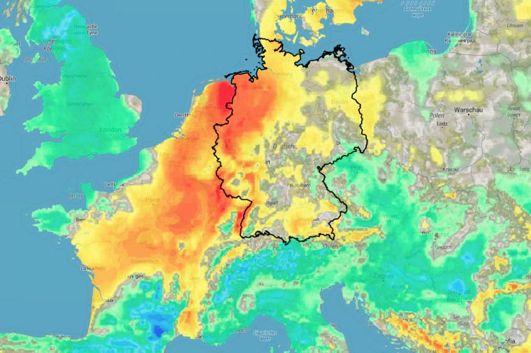Maps for weather visualization
