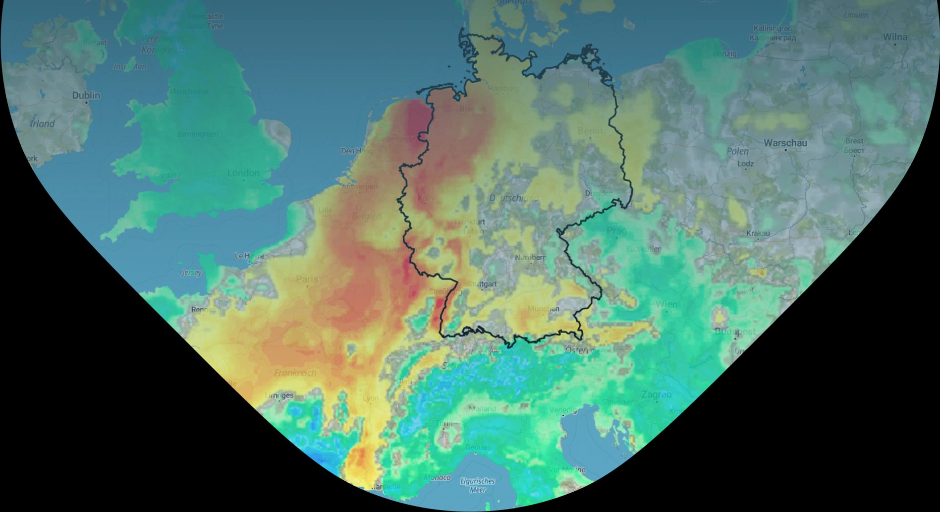 wetter map