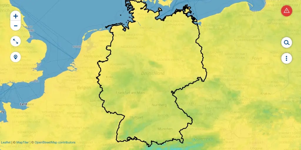 wetter.com weather map