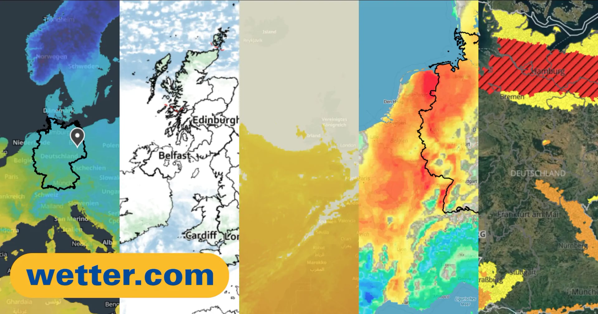 wetter.com maps
